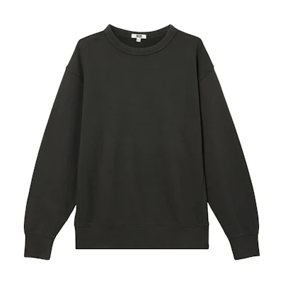 UNIQLO FW22 Loose Fit Crewneck Long Sleeve Sweatshirt Dark Gray 452189-08