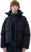 Lookbook UNIQLO FW23 Uシリーズ ブラック ユニセックス ダウンジャケット 462851-09