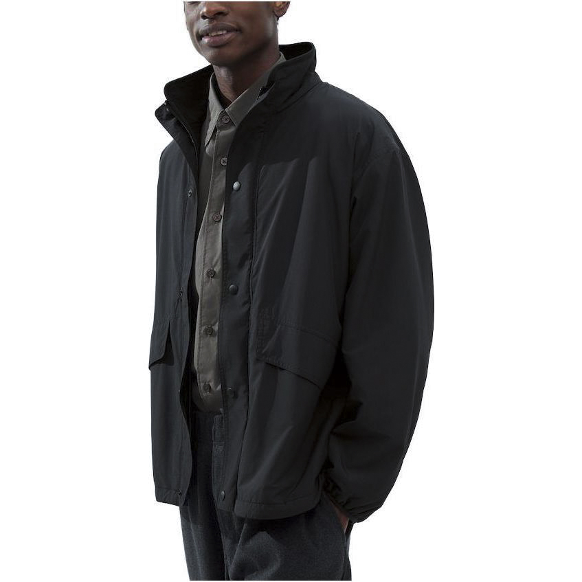 Details for UNIQLO FW23 U系列男士雙面純色立領夾克 黑色 462770-09