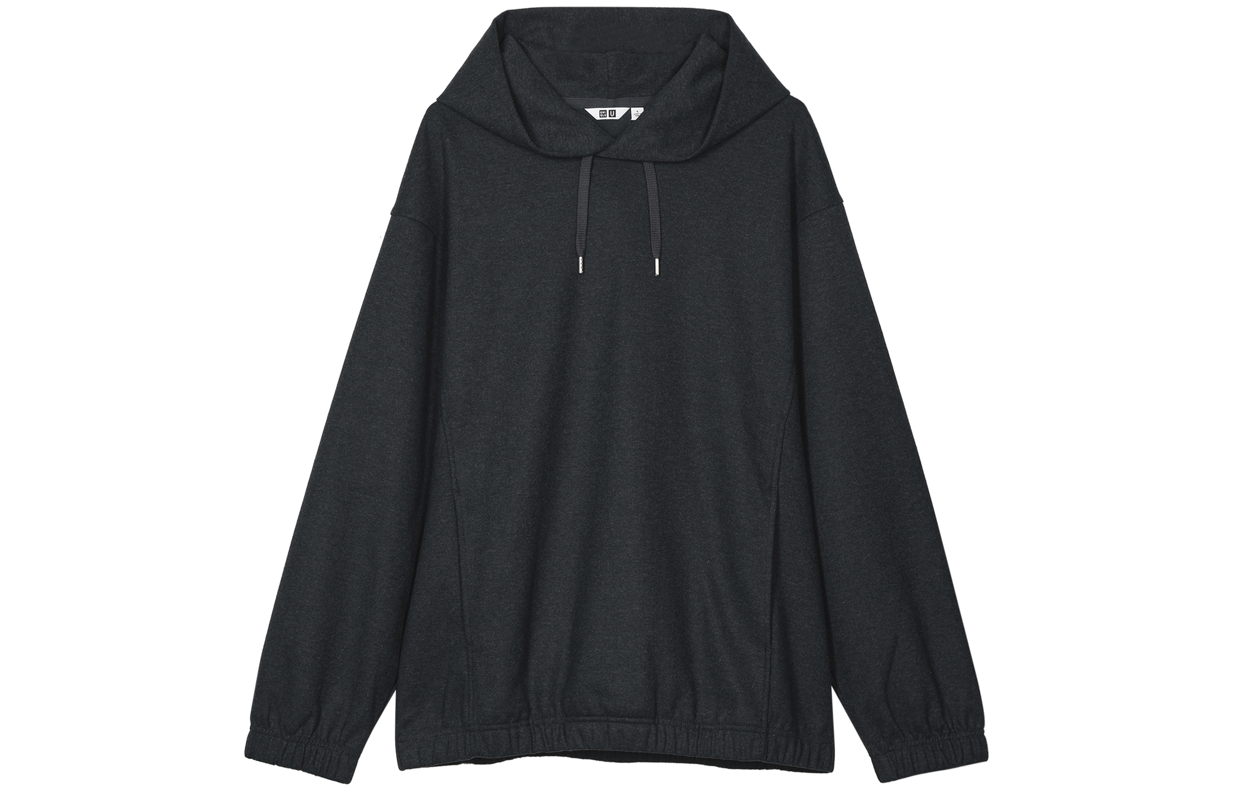 UNIQLO FW23 U Series Solid Knit Pullover Hoodie Sea Blue 461550-67