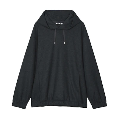 UNIQLO FW23 U Series Solid Knit Pullover Hoodie Sea Blue 461550-67