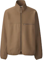 UNIQLO FW24 U Series Suede Knit Zip Jacket with Chest Pocket Camel Unisex 471800-34 UNIQLO FW24 U Series Suede Knit Zip Jacket with Chest Pocket Camel Unisex 471800-34