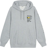 UNIQLO Grey Letter Print Loose Fit Hoodie Casual Wear 459601-03 UNIQLO Grey Letter Print Loose Fit Hoodie Casual Wear 459601-03