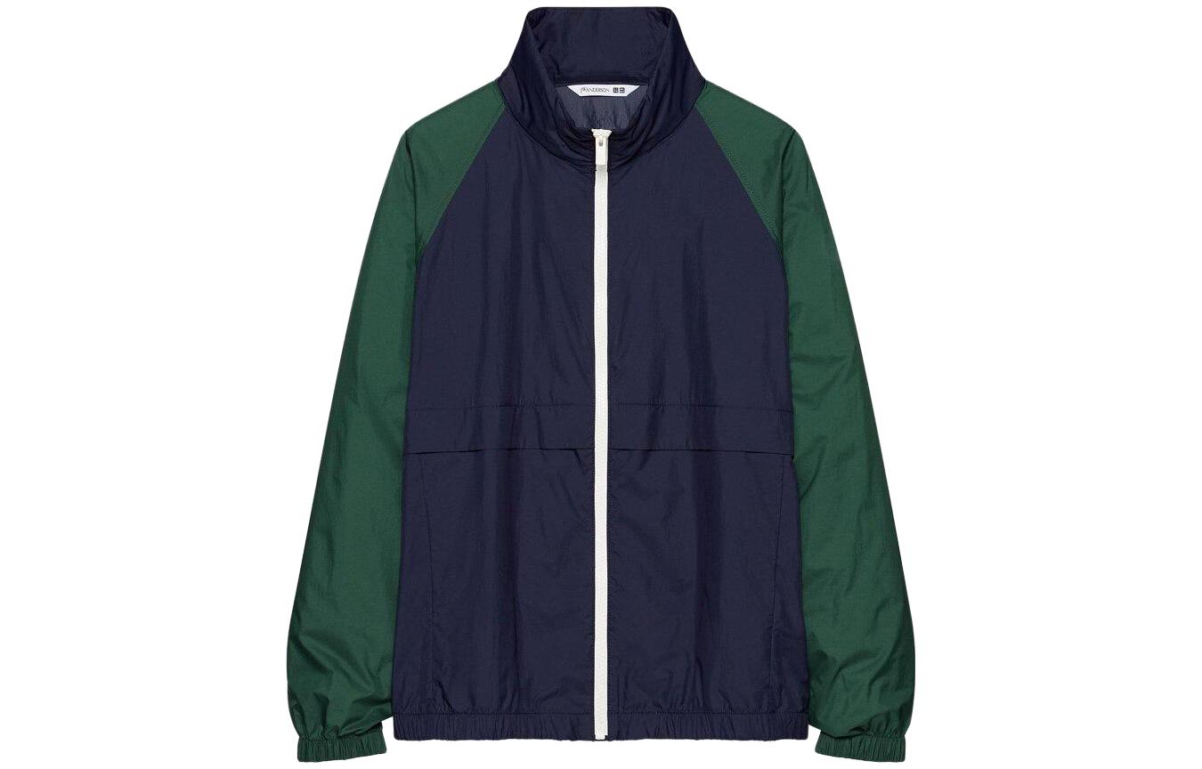 UNIQLO JW Anderson SS23 UV Protection Colorblock Hoodie Jacket Navy 453864-69