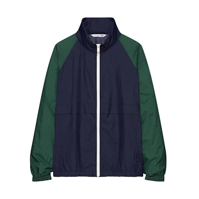 UNIQLO JW Anderson SS23 UV Protection Colorblock Hoodie Jacket Navy 453864-69