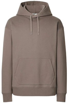 UNIQLO 卡其色純色袋鼠口袋套頭連帽衫 437317-33 Buy UNIQLO 卡其色純色袋鼠口袋套頭連帽衫 437317-33