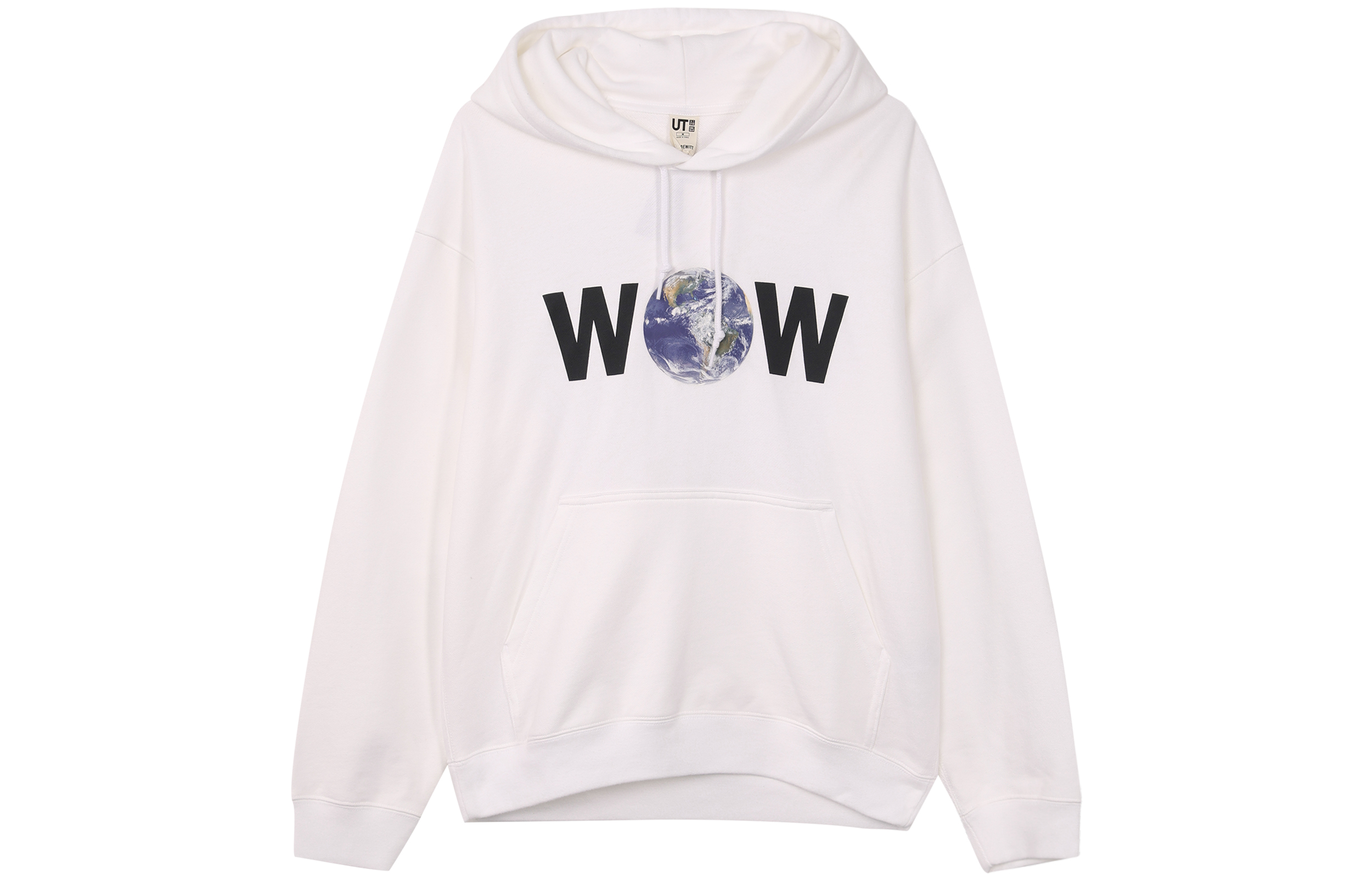 UNIQLO Letter Print Pullover Sweatshirt White (Unisex) UQ457572000-00