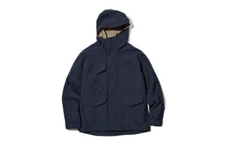 UNIQLO Loose-Fit Hooded Navy Jacket with Multi-Pockets and Breathable Design 449619-69