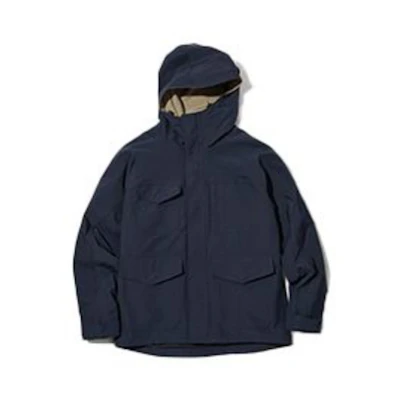 UNIQLO Loose-Fit Hooded Navy Jacket with Multi-Pockets and Breathable Design 449619-69