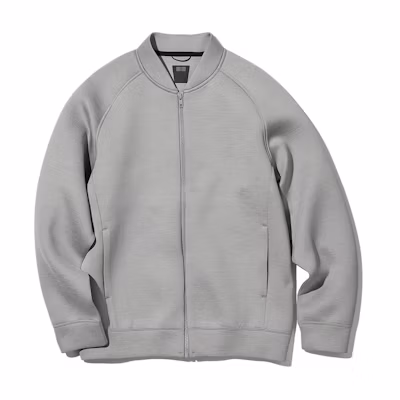 UNIQLO Men’s Solid Color Stand Collar Jacket - Gray 462951-03