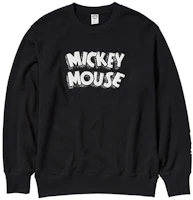 UNIQLO Mickey Series Black Anime Print Loose Fit Crewneck Sweatshirt Unisex 446219-09 UNIQLO Mickey Series Black Anime Print Loose Fit Crewneck Sweatshirt Unisex 446219-09
