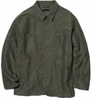 UNIQLO Minimalist Olive Green Pocket Polo Jacket for Men 453227-56 UNIQLO Minimalist Olive Green Pocket Polo Jacket for Men 453227-56