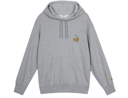 优衣库小黄人图案灰色连帽衫男女同款长袖套头衫 457891-03 Buy 优衣库小黄人图案灰色连帽衫男女同款长袖套头衫 457891-03