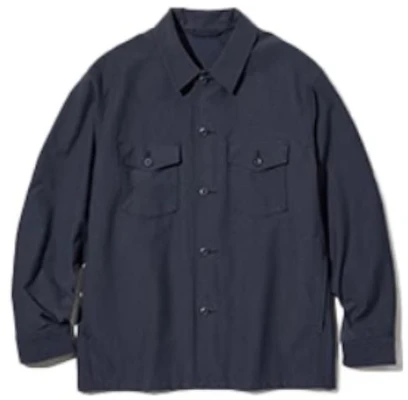 UNIQLO Jaket Longgar Lengan Panjang Navy Blue Unisex 455093 Buy UNIQLO Jaket Longgar Lengan Panjang Navy Blue Unisex 455093