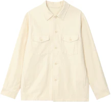 UNIQLO Off-White Casual Shirt Jacket with Pockets - Unisex Style 455093-01 UNIQLO Off-White Casual Shirt Jacket with Pockets - Unisex Style 455093-01