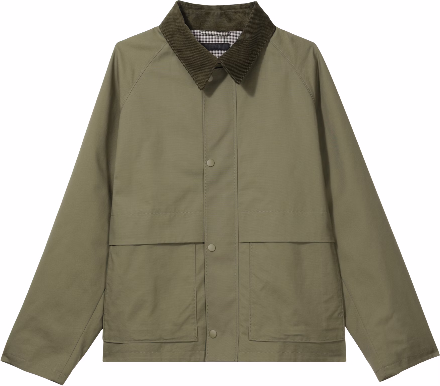 uniqlo-olive-green-solid-color-long-sleeve-jacket-with-button-closure-470989-56
