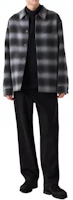 UNIQLO Plaid Double-Sided Shirt Collar Jacket Coat Unisex - Lead Gray 470045-06 UNIQLO Plaid Double-Sided Shirt Collar Jacket Coat Unisex - Lead Gray 470045-06