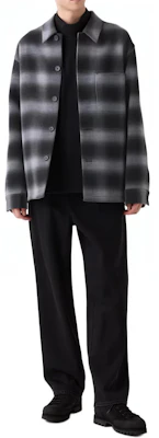 UNIQLO Jaket Blazer Kerah Kemeja Motif Kotak Unisex - Abu-abu Tua 470045-06 Buy UNIQLO Jaket Blazer Kerah Kemeja Motif Kotak Unisex - Abu-abu Tua 470045-06