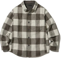 UNIQLO Plaid Jacket Coat Unisex - Chestnut Brown 459591-37 UNIQLO Plaid Jacket Coat Unisex - Chestnut Brown 459591-37
