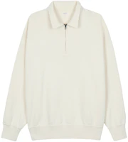 UNIQLO Plain Beige Collared Casual Long-Sleeve Sweatshirt Unisex 463644-30 UNIQLO Plain Beige Collared Casual Long-Sleeve Sweatshirt Unisex 463644-30