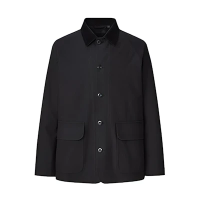 UNIQLO Plain Black Workwear Casual Jacket Unisex 439578-09