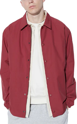 UNIQLO 素面單排扣教練外套 男女同款 錦鯉紅. 466732-15 Buy UNIQLO 素面單排扣教練外套 男女同款 錦鯉紅. 466732-15
