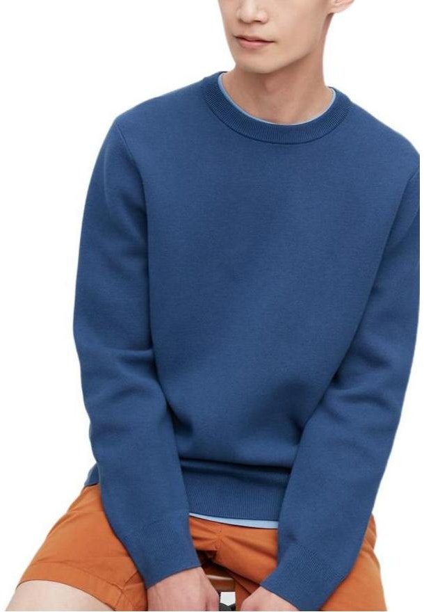 uniqlo-plain-crewneck-long-sleeve-sweatshirt-unisex-blue-453754-64