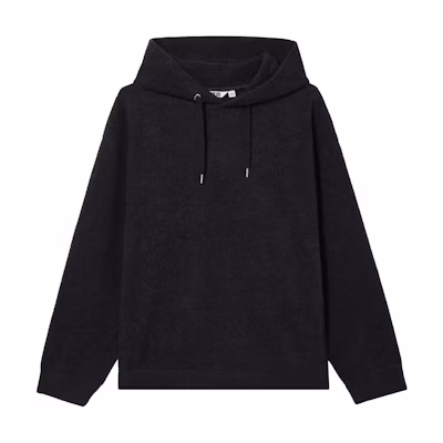 UNIQLO Plain Drawstring Long-Sleeve Sweatshirt Deep Gray 452187-08