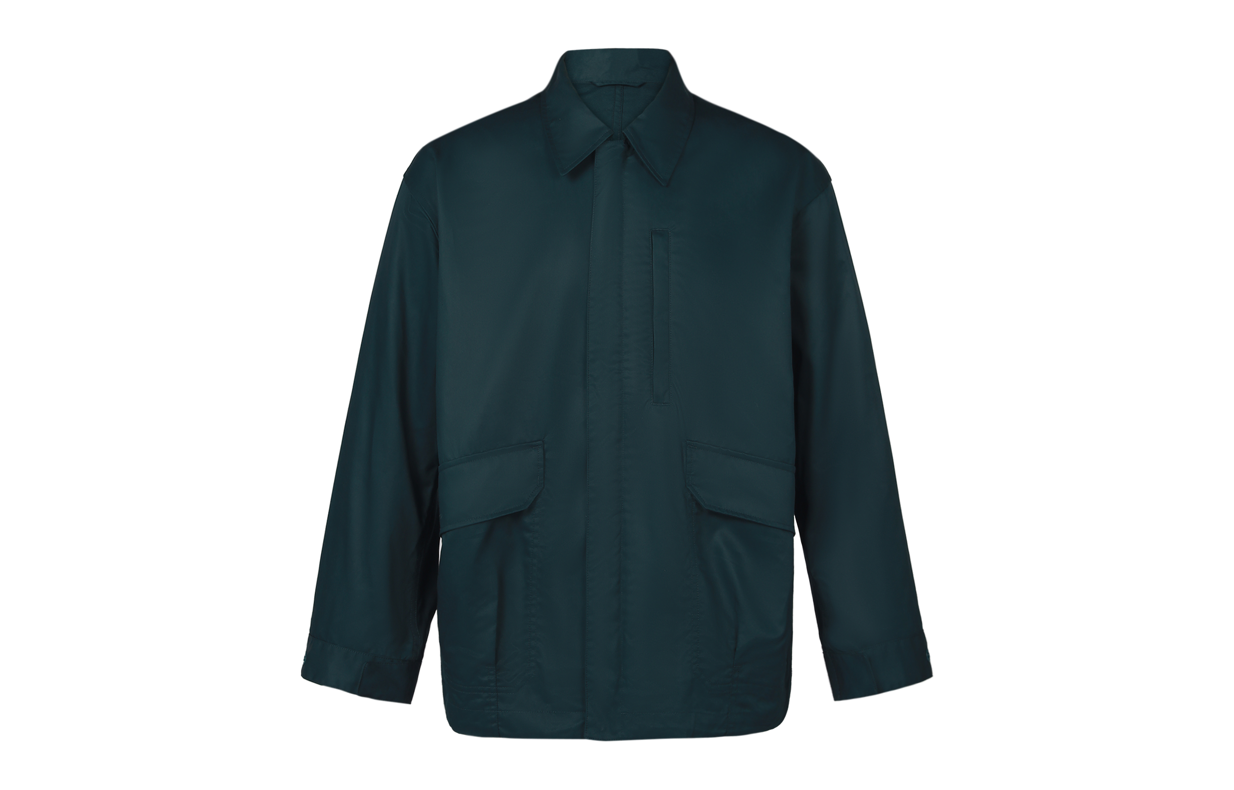 UNIQLO Plain Pocket Button-Down Jacket Sky Blue 457986-67