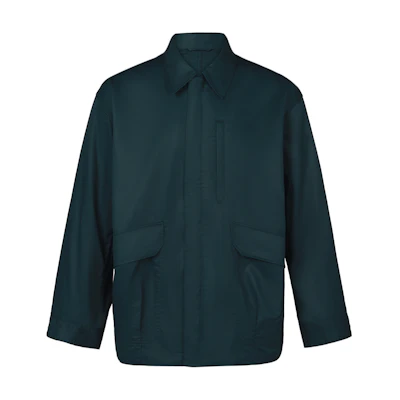 UNIQLO Plain Pocket Button-Down Jacket Sky Blue 457986-67