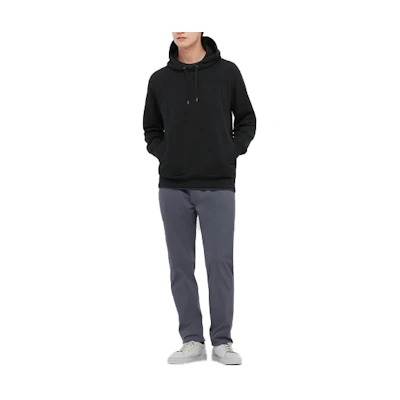 UNIQLO Plain Pullover Hoodie Black (Unisex) 444967-09