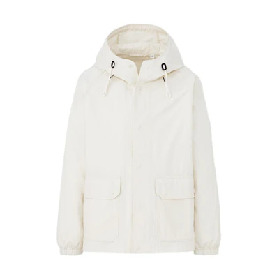UNIQLO Plain White Hoodie Jacket Unisex 435672-01