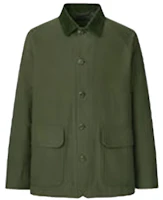 UNIQLO Plain Workwear Casual Jacket Unisex - Dark Olive 439578-57 UNIQLO Plain Workwear Casual Jacket Unisex - Dark Olive 439578-57