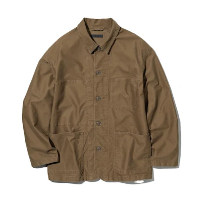 UNIQLO Simple Pocket Front Collar Jacket Unisex - Camel 453227-34