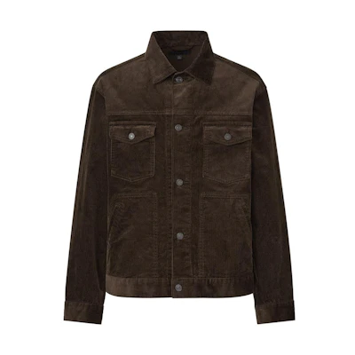 UNIQLO Single-Breasted Pocket Jacket Brown 443384-38