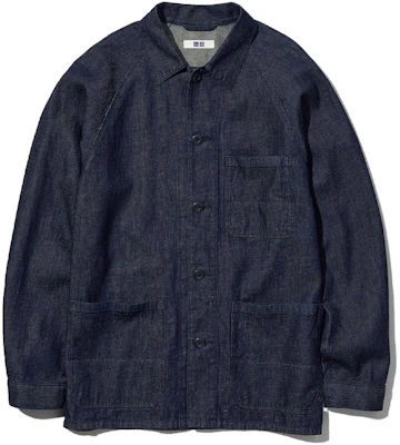 UNIQLO Jaket Kasual Lengan Panjang Unisex Warna Biru Tua 457212-68 Buy UNIQLO Jaket Kasual Lengan Panjang Unisex Warna Biru Tua 457212-68