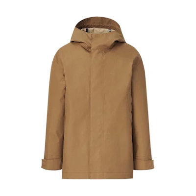 UNIQLO Solid Color Jacket Unisex Brown - Gift Recommendation 442169-35