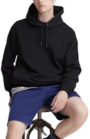 UNIQLO Solid Color Pullover Hoodie Unisex Black 460323-09 UNIQLO Solid Color Pullover Hoodie Unisex Black 460323-09