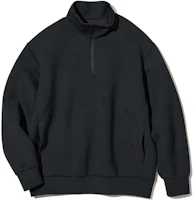 UNIQLO Solid Color Turtleneck Long Sleeve Sweatshirt Unisex Black 451688-09 UNIQLO Solid Color Turtleneck Long Sleeve Sweatshirt Unisex Black 451688-09