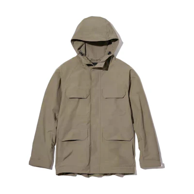UNIQLO Solid Color Waterproof Breathable Hooded Jacket - Camel 453848-34