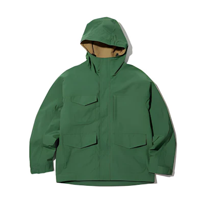 UNIQLO Solid Multi-Pocket Jacket Unisex Green 449619-55
