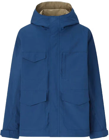 uniqlo-solid-navy-hooded-waterproof-breathable-jacket-unisex-with-multiple-pockets-444553-69