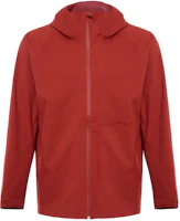 UNIQLO Solid Waterproof Zip Hoodie Jacket - Orange Brown 449614-27 UNIQLO Solid Waterproof Zip Hoodie Jacket - Orange Brown 449614-27