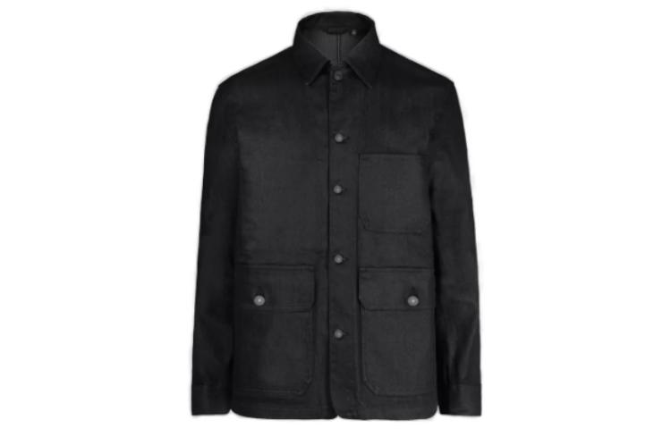 UNIQLO Solid Workwear Denim Jacket - Black 442166-09