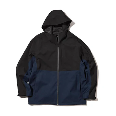 UNIQLO SS22 Navy Spliced Hooded Jacket Outdoor Coat 451284000-68