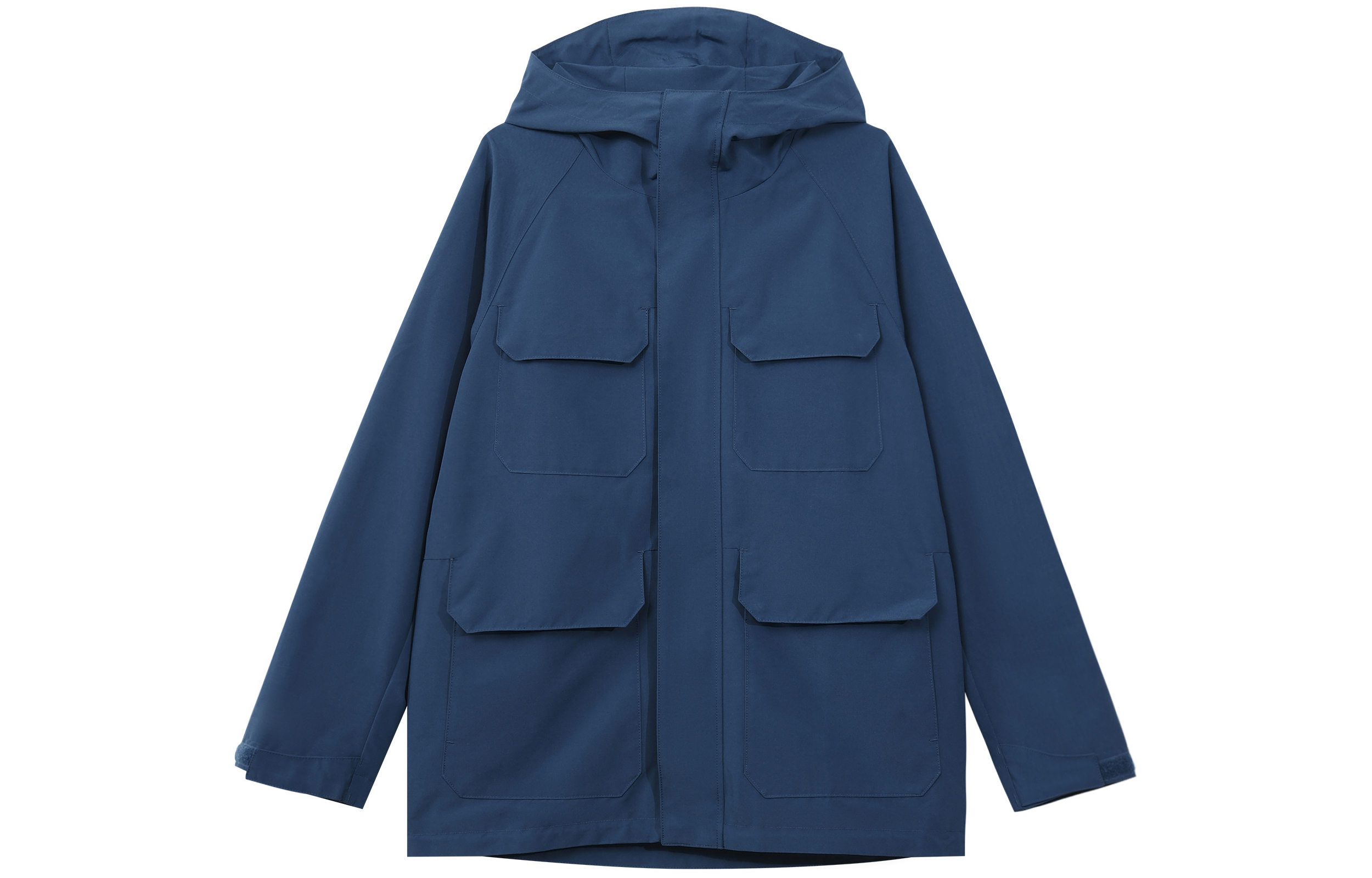 UNIQLO SS23 Blue Hooded Jacket Windproof Waterproof UV-resistant Coat 453848-67