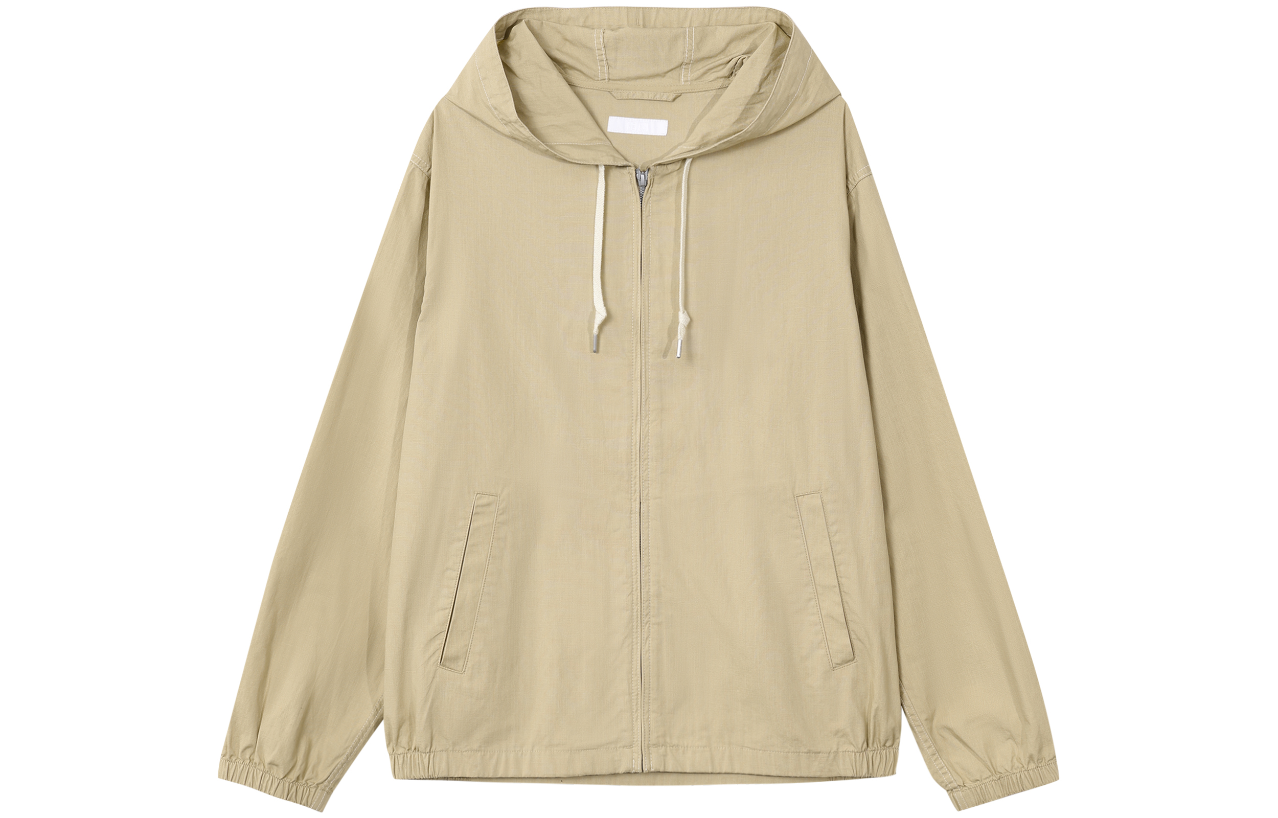 UNIQLO SS23 Solid Color Hooded Jacket Unisex - Dark Beige 456991-32