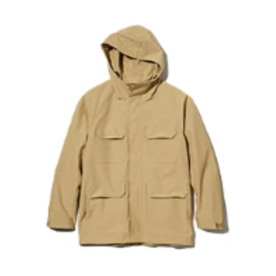 UNIQLO SS23 Solid Color Long Sleeve Hooded Jacket Deep Beige 453848-32