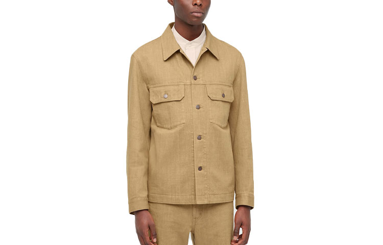 UNIQLO SS23 U Series Casual Collared Jacket Deep Beige 437144-32