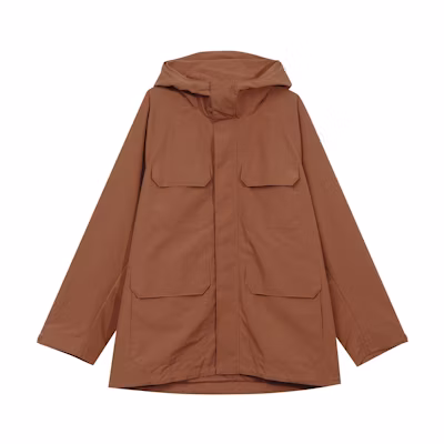 UNIQLO SS23 Waterproof Windbreaker Hoodie - Bright Orange 453848-24